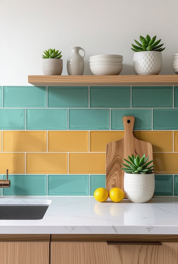 vibrant subtle kitchen backsplash choices