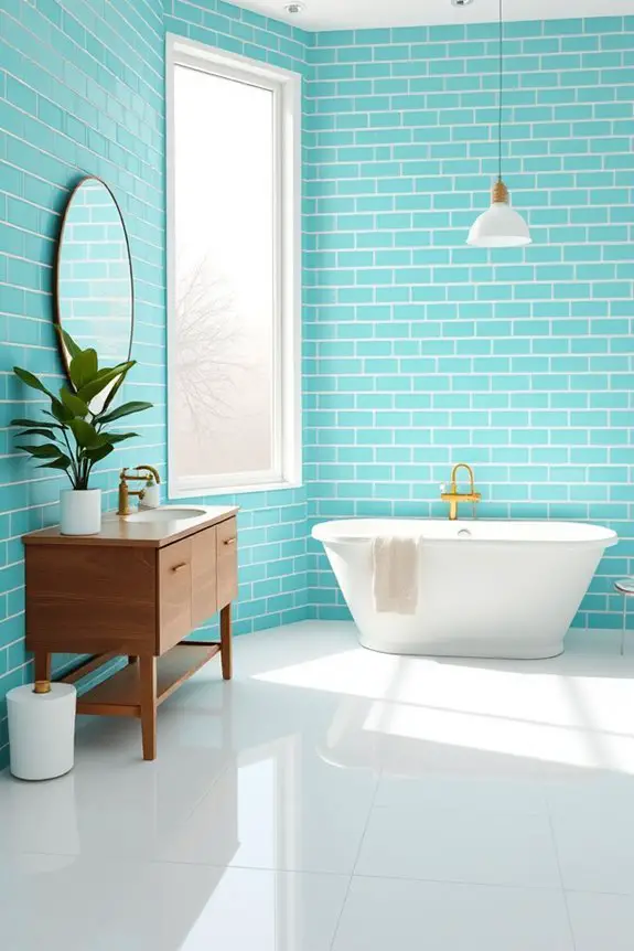 vibrant subway tile designs