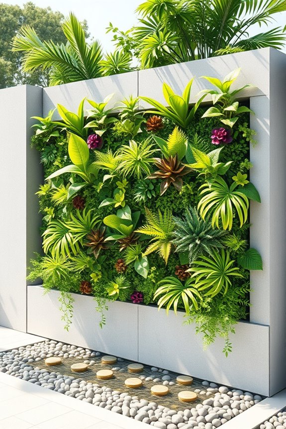 vibrant sustainable vertical gardens