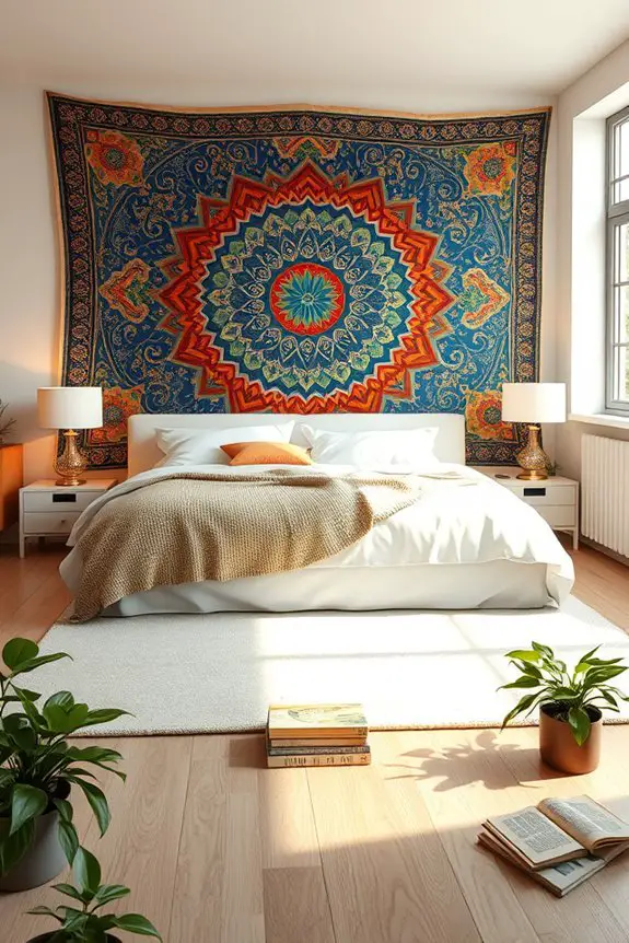 vibrant tapestries for bedrooms