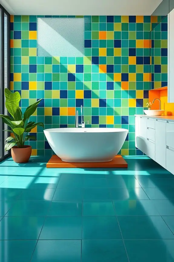 vibrant tile statement designs
