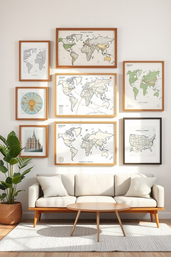 vibrant travel inspired wall art
