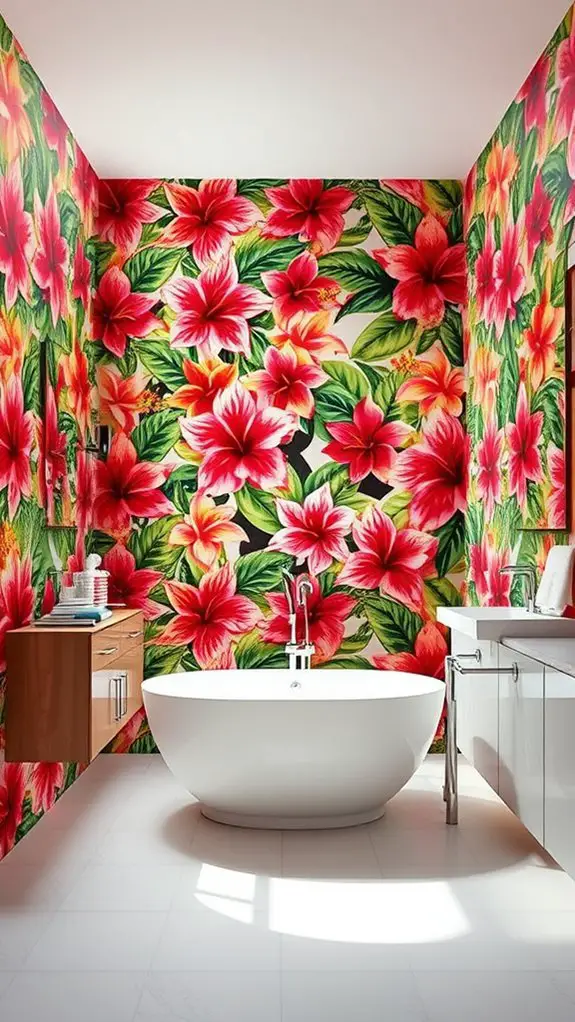 vibrant tropical hibiscus designs