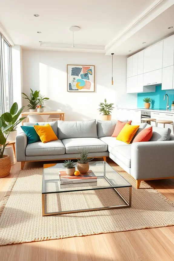 vibrant urban apartment transformation