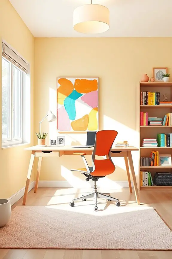 vibrant workspace for productivity