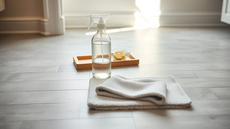 vinegar safe for glazed tiles