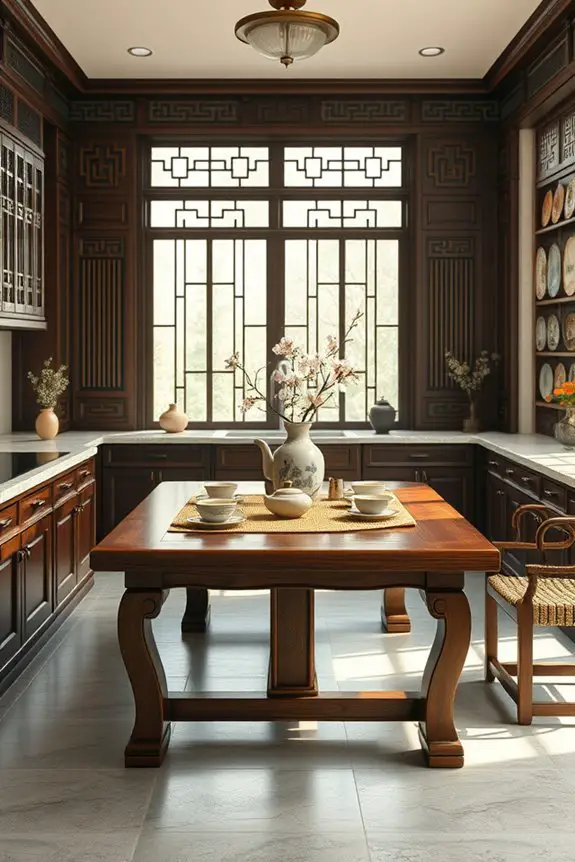 vintage asian kitchen accents