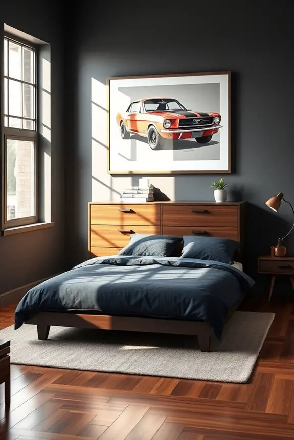 vintage automotive wall decor