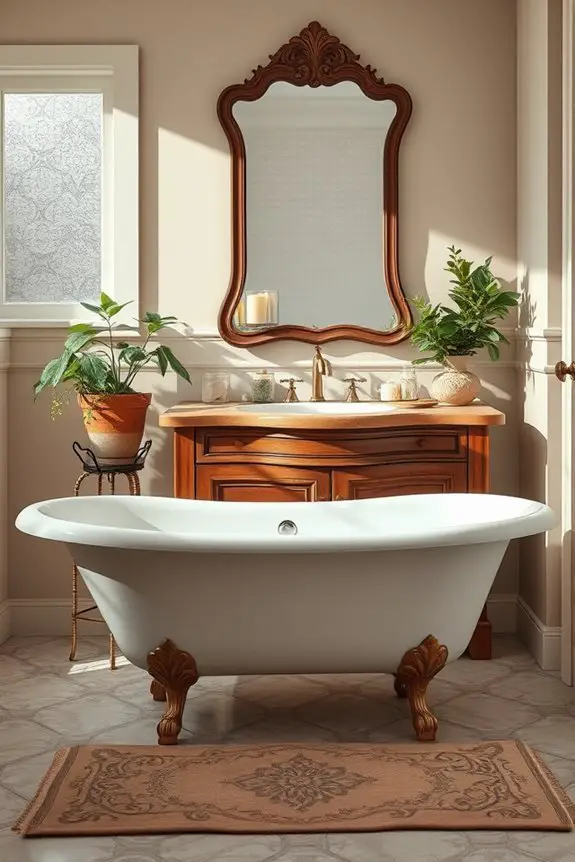 vintage bathroom design elements