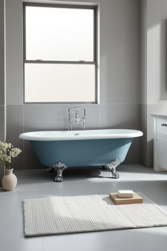vintage bathtub grey surround