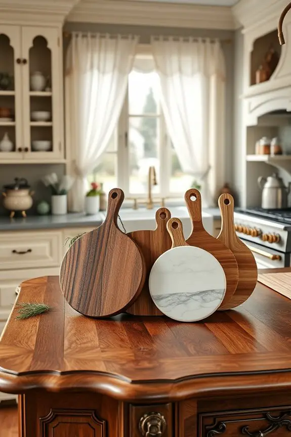 vintage boards enhance kitchens