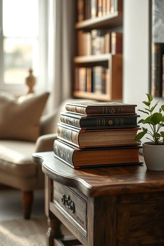 vintage book boxes storage