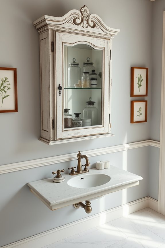 vintage cabinet style upgrade