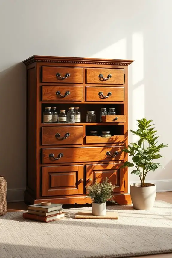 vintage cabinets with charm