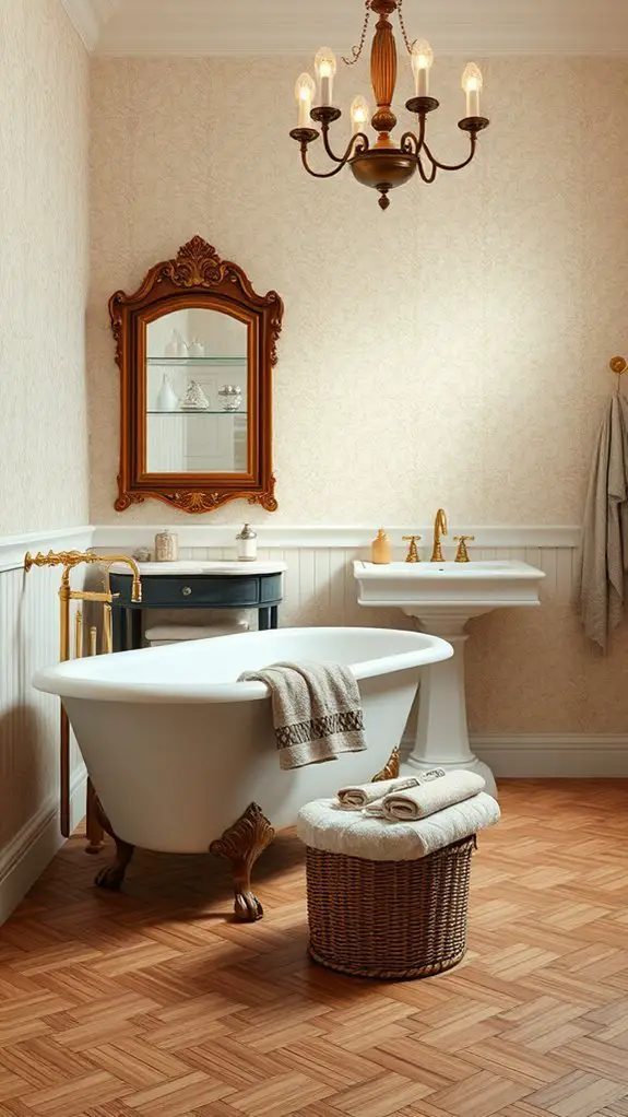 vintage charm bathroom fixtures