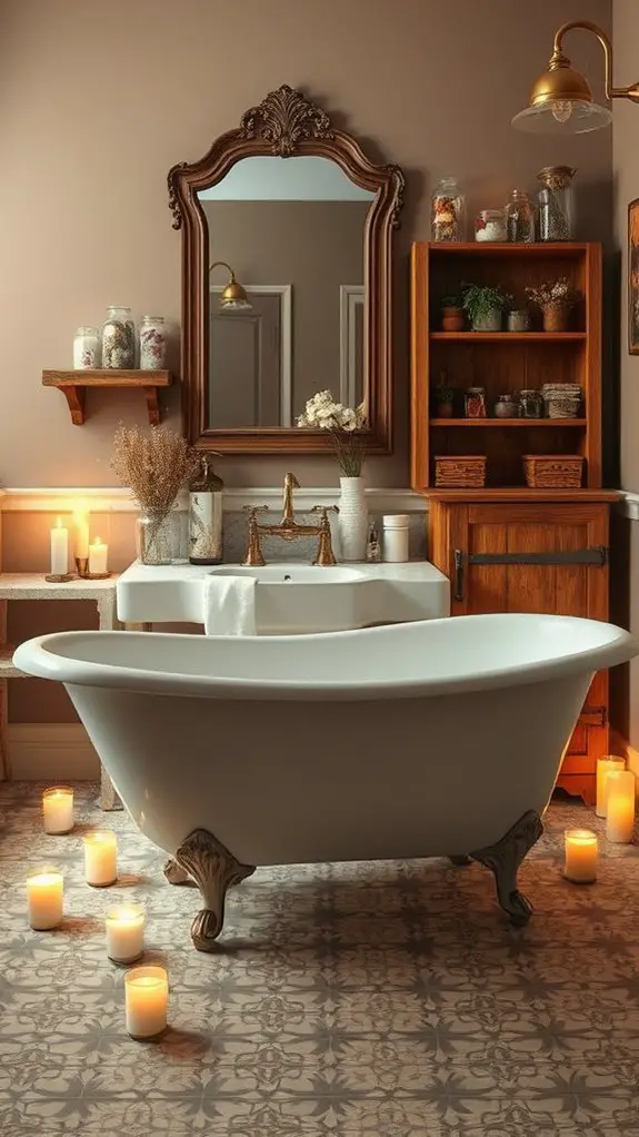 vintage charm bathroom ideas