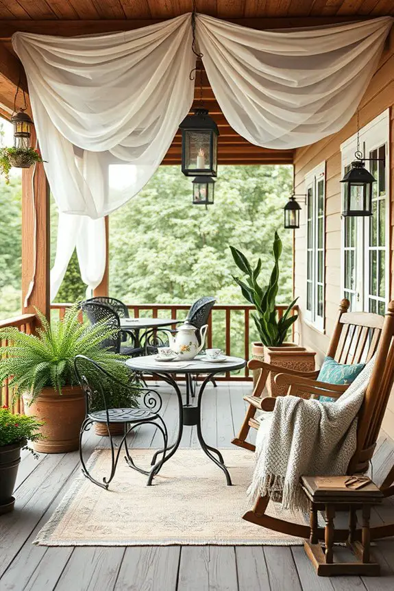 vintage charm for balconies