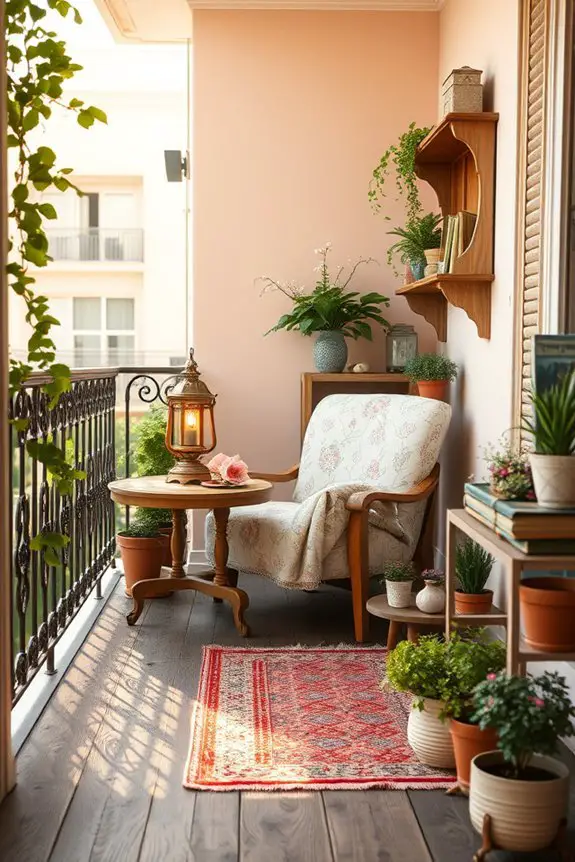 vintage charm for balconies