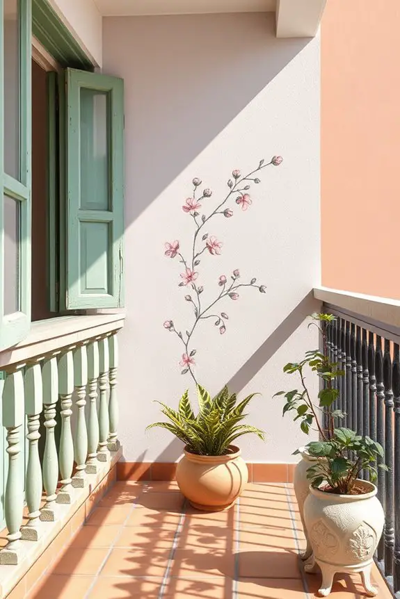 vintage charm for balconies