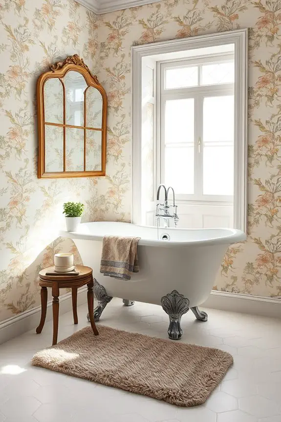 vintage charm for bathrooms