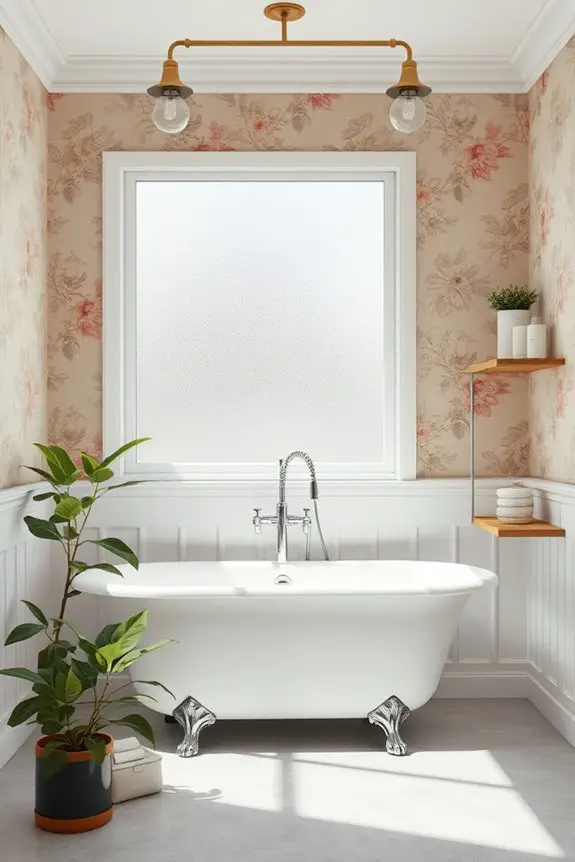 vintage charm for bathrooms