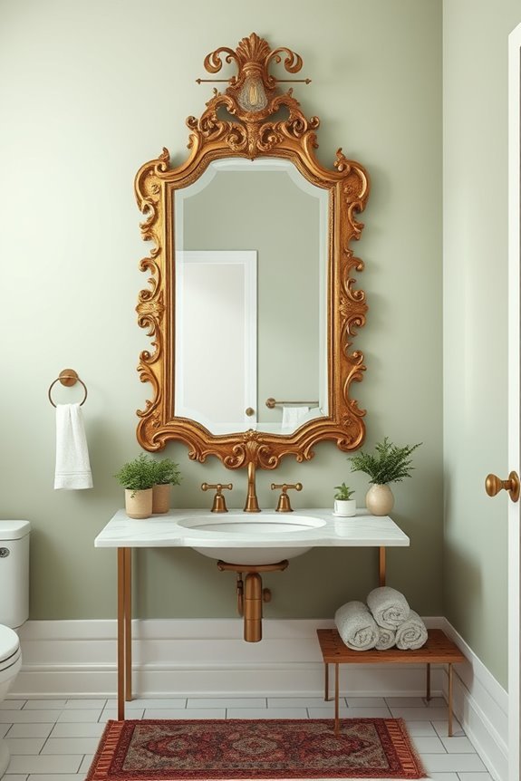 vintage charm for bathrooms