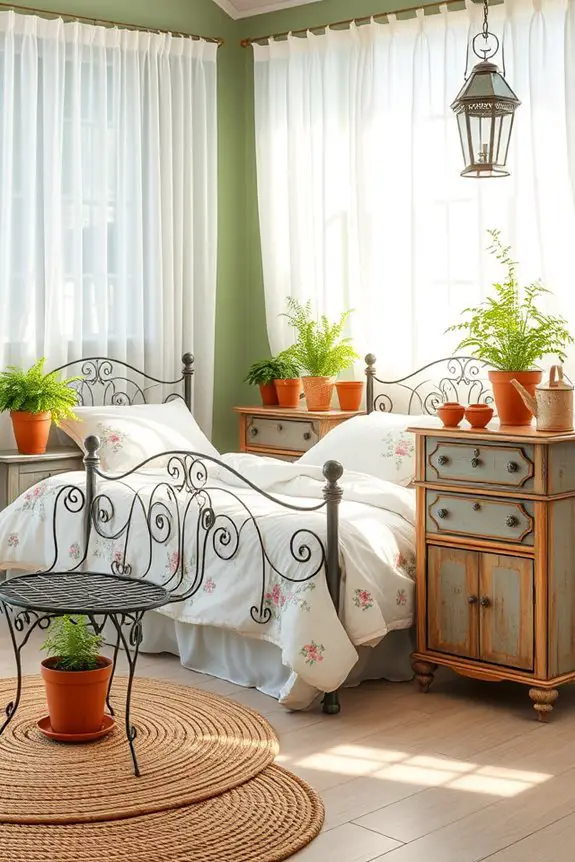 vintage charm for bedrooms