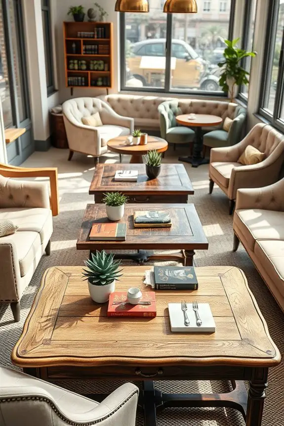 vintage charm for cafes