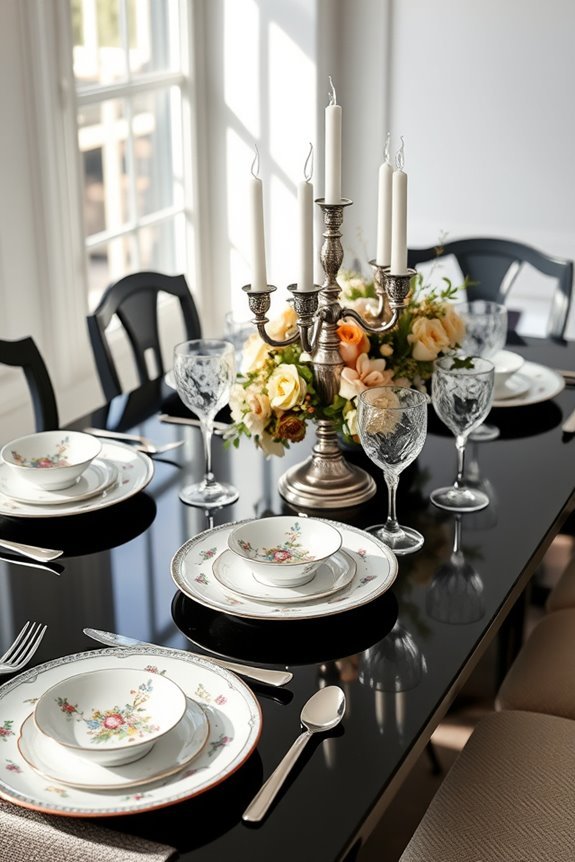 vintage charm for dining