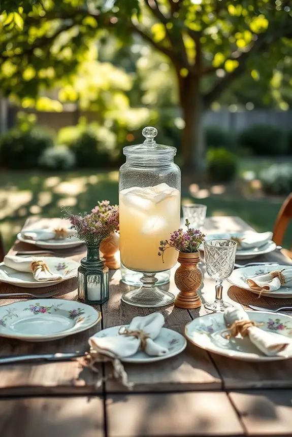 vintage charm for dining