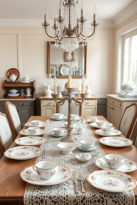 vintage charm for dining