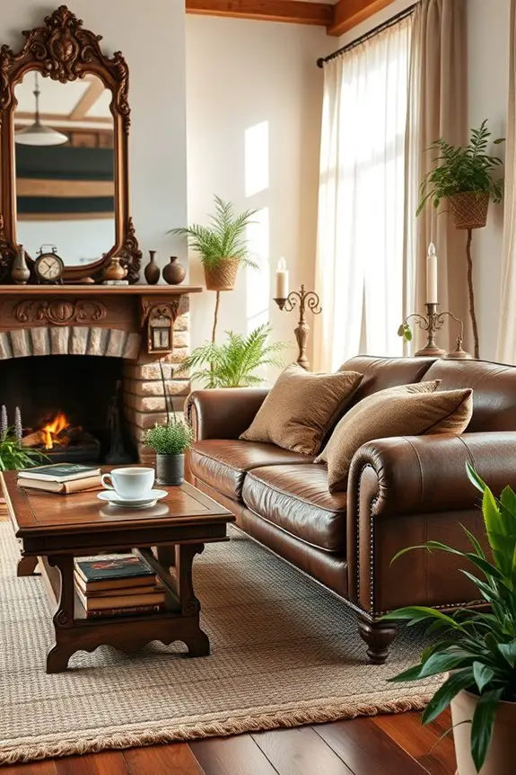 vintage charm for living room