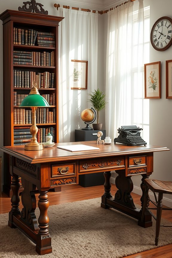 vintage charm for workspace