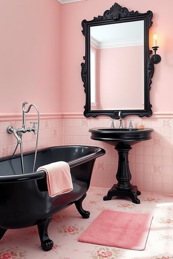 vintage charm in bathrooms