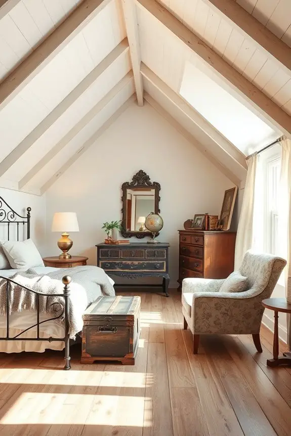 vintage charm in bedrooms
