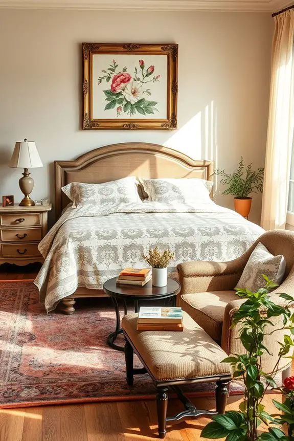 vintage charm in bedrooms