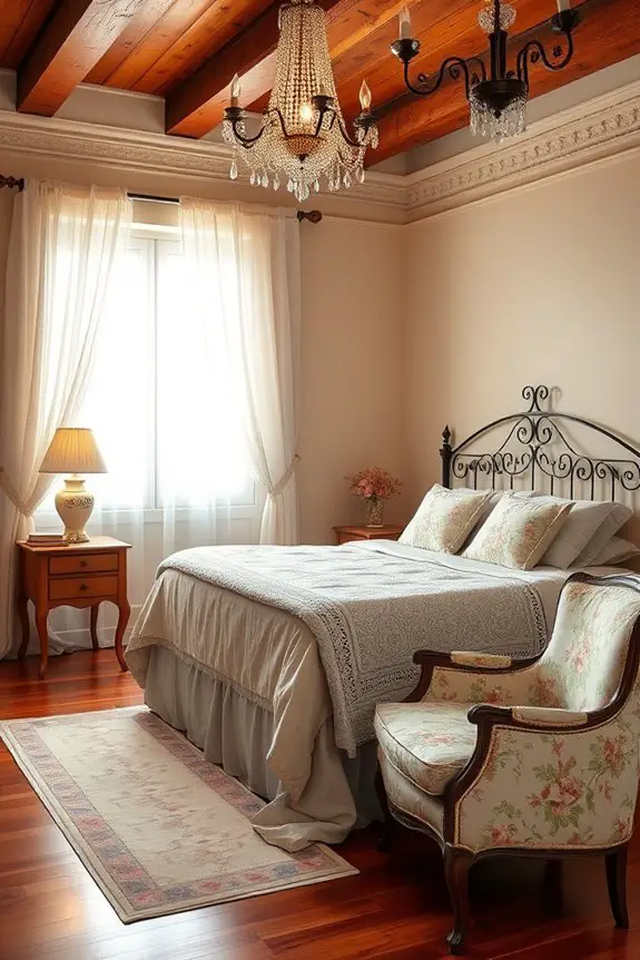 vintage charm in bedrooms