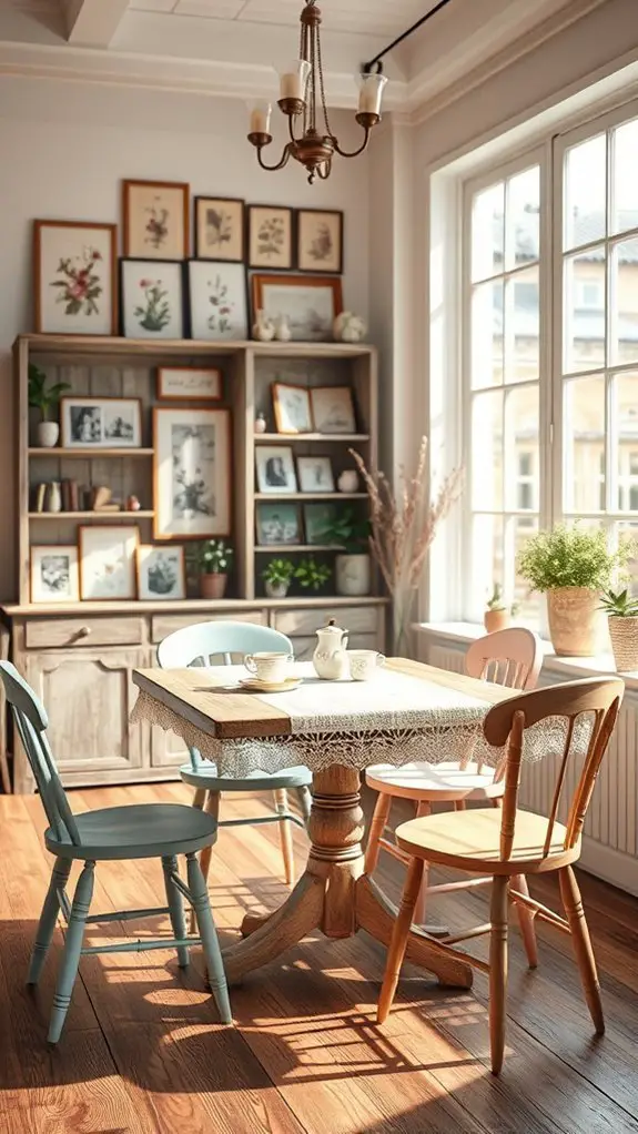 vintage charm in cafes