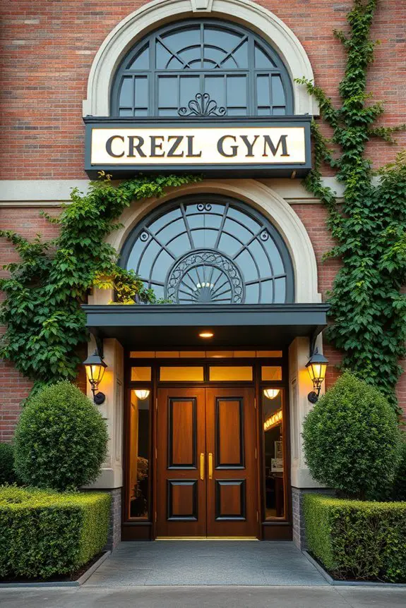 vintage charm in fitness