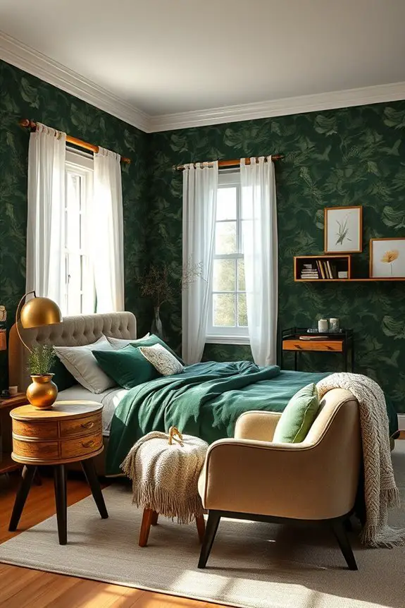 vintage charm in green