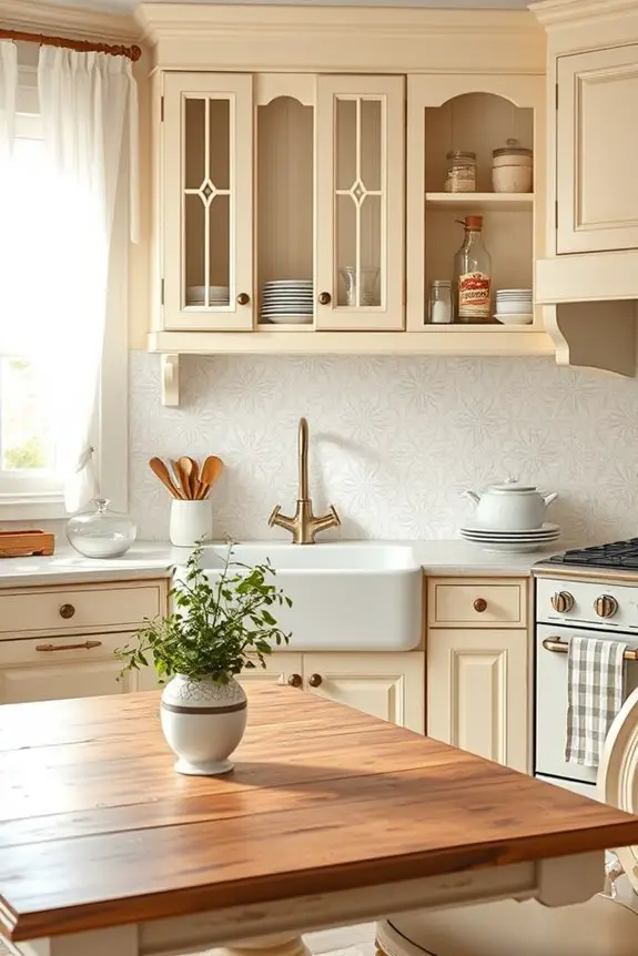 vintage charm in kitchens