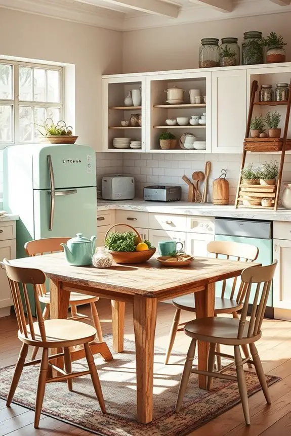 vintage charm in kitchens