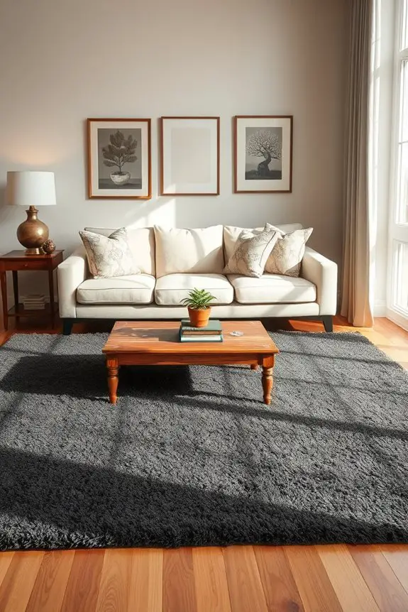 vintage charm on charcoal