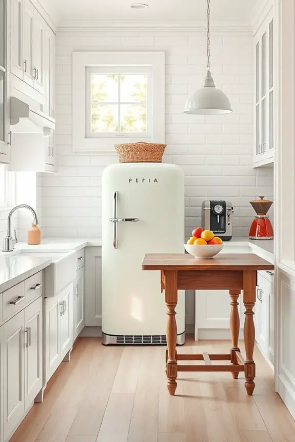 vintage charm with retro appliances