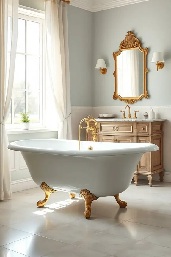 vintage clawfoot bathtub elegance