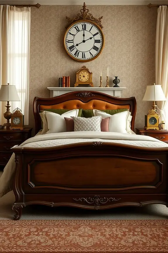 vintage clocks enhance elegance