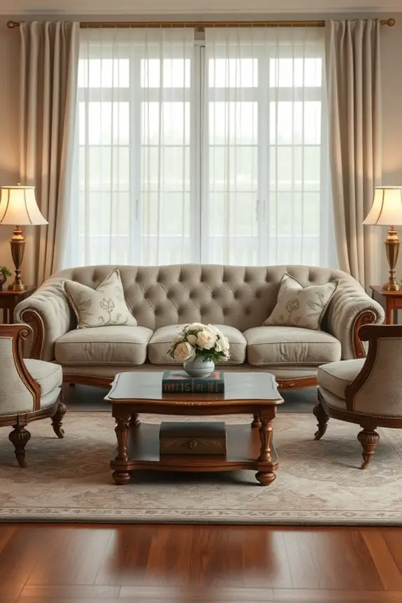 vintage elegance for living