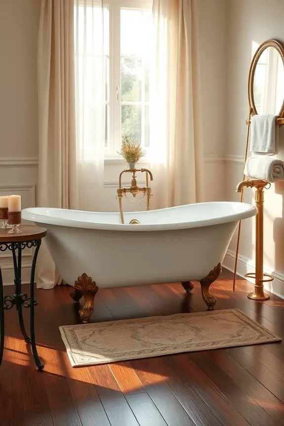 vintage elegance in bathrooms