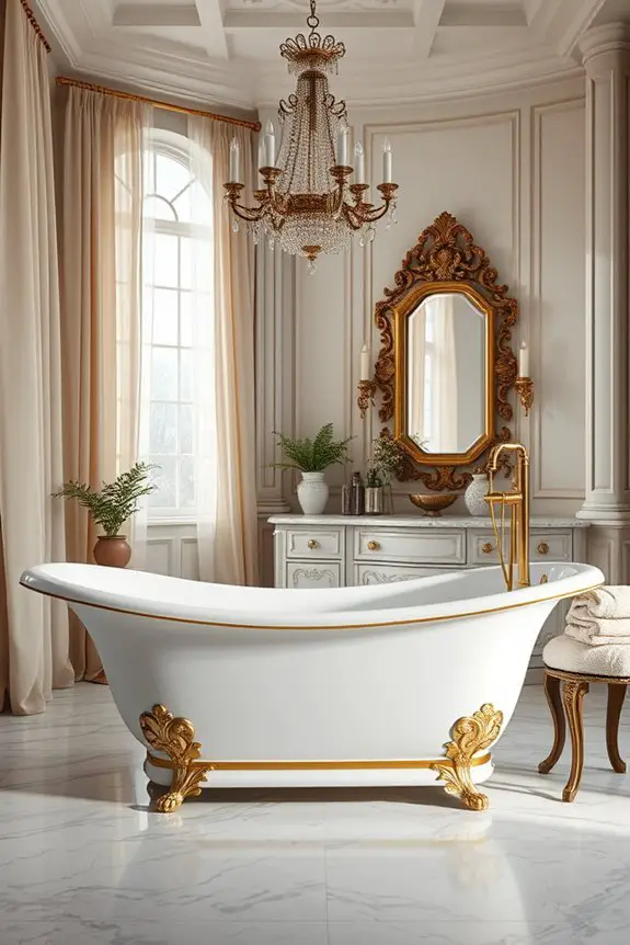 vintage elegance in bathtubs