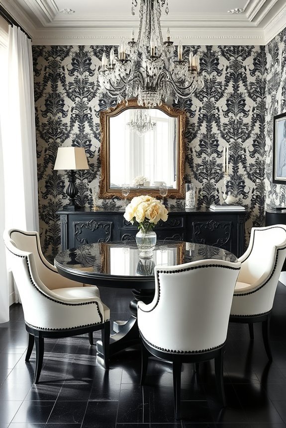 vintage elegance in dining